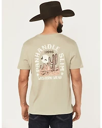 Panhandle Slim Men's Desert Short Sleeve Graphic T-Shirt