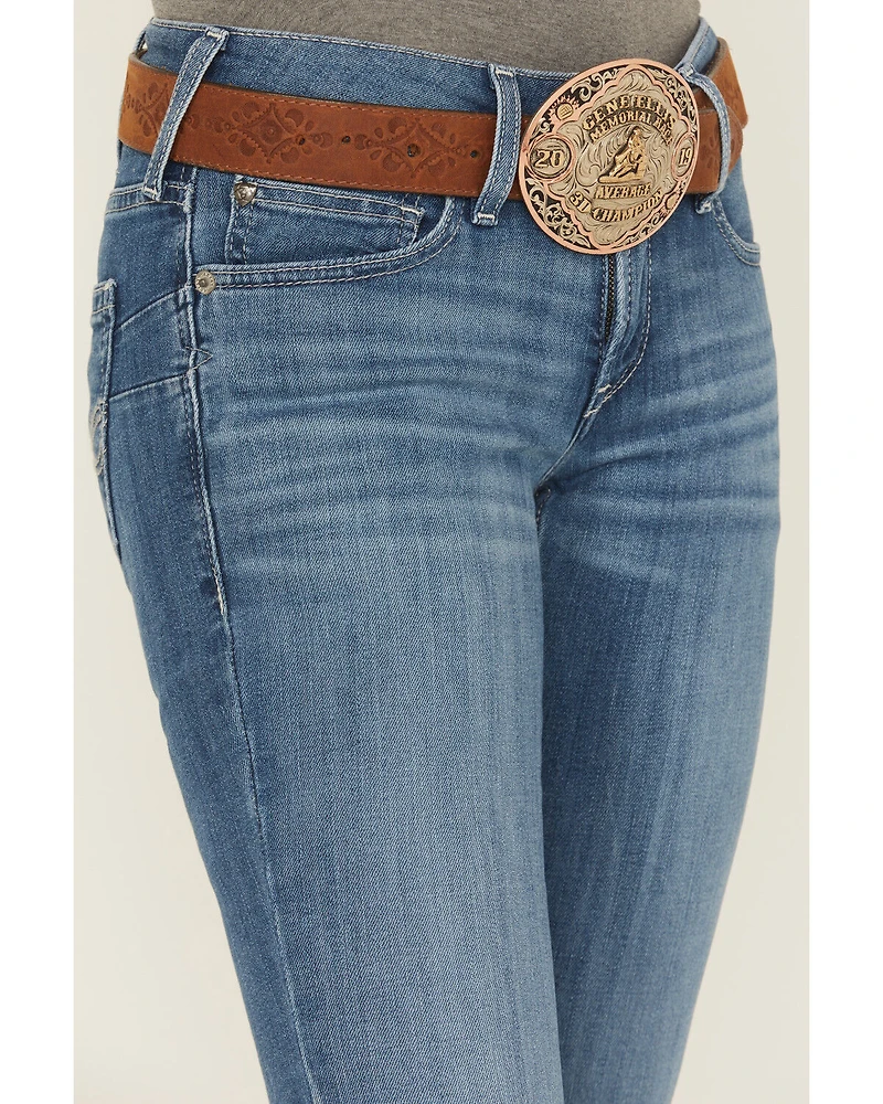 Ariat Women's Mid Rise Patricia Stretch Main Bootcut Jeans