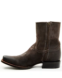 Moonshine Spirit Men's 8" Pancho Roughout Zipper Western Boots - Square Toe