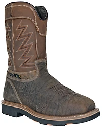 Hoss Men's Fracker Waterproof Metguard Wellington Work Boots - Composite Toe