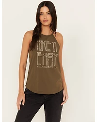 Cleo + Wolf Women's Take it Easy Racer Back Tank