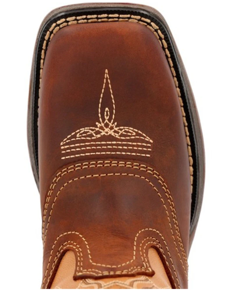 Durango Boys' Lil Rebel Embroidered Western Boots - Broad Square Toe