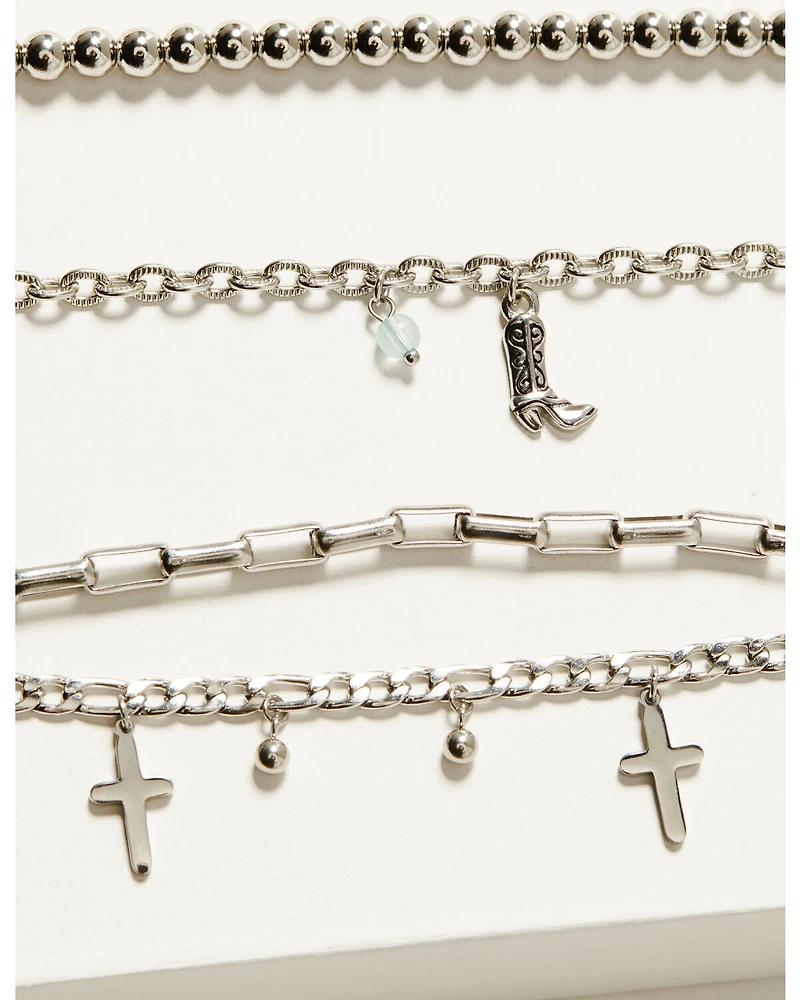 Shyanne Women's Cross Bracelet Set - 3 Piece