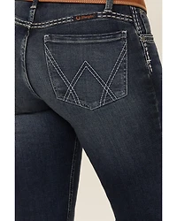 Wrangler Women's Shiloh Dark Wash Low Rise Bootcut Ultimate Riding Jeans