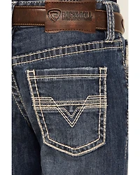 Rock & Roll Denim Boys' Bootcut Stretch Jeans
