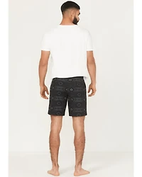 Rock & Roll Denim Men's Southwestern Print Stretch Chino Shorts