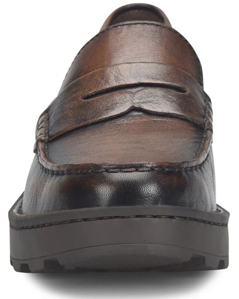 Born Women's Carrera Platform Penny Loafers