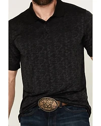 RANK 45® Men's Rowel Camo Print Performance Polo Shirt