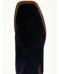 Horse Power Men's Marine Suede Chelsea Boots - Square Toe