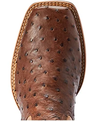 Ariat Men's Dagger Full-Quill Ostrich Exotic Western Boots - Broad Square Toe