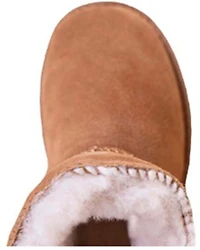 Cloud Nine Girls' Sheepskin Pom Boots - Round Toe