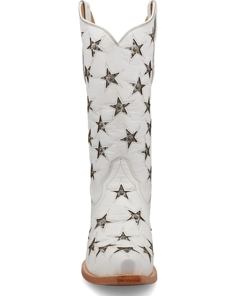 Black Star Women's Marfa Inlay Studded Western Boots - Snip Toe