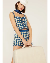 Sadie & Sage Women's Daisy Crochet - 2-Piece Set