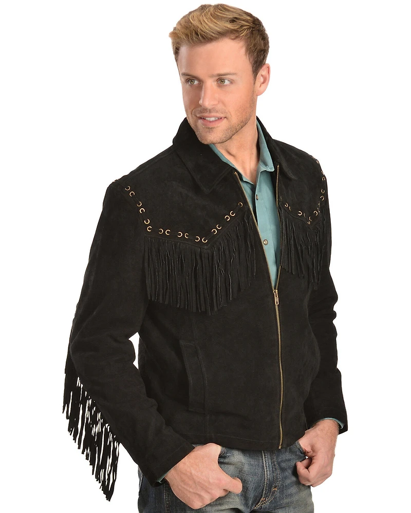 Scully Boar Suede Fringe Jacket