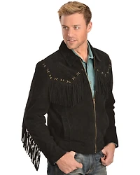Scully Boar Suede Fringe Jacket