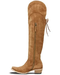 Lane Women's Lexington Suede Over The Corset Western Boots - Snip Toe