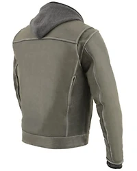 Milwaukee Leather Men's Distressed Utility Pocket Ventilated Concealed Carry Motorcycle Jacket - 4X