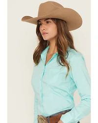 Ariat Women's Boot Barn Exclusive Solid Kirby Long Sleeve Button-Down Stretch Western Shirt