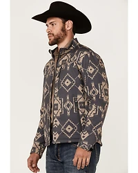 Hooey Men's Southwestern Print Softshell Jacket
