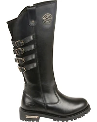 Milwaukee Leather Women's 15" High Rise Riding Boots - Round Toe