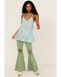 Miss Me Women's Boho Floral Print Cami