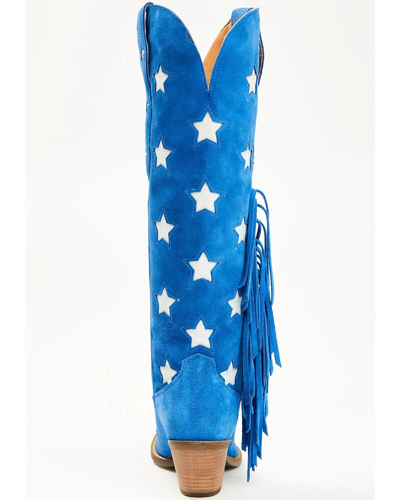 Dingo Women's Super Star Tall Suede Western Boots
