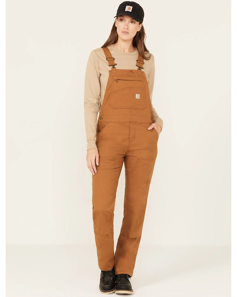 Carhartt Women's Loose Fit Canvas Bib Overalls