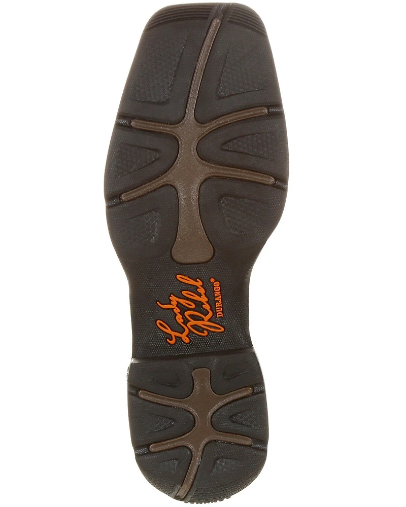 Durango Women's Lady Rebel Patriotic Flag Work Boots - Steel Toe