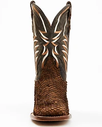 Dan Post Women's Exotic Seabass Western Boots - Broad Square Toe