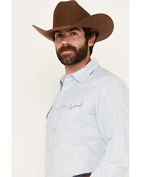 Wrangler Retro Men's Solid Long Sleeve Snap Western Shirt