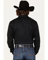 Kimes Ranch Men's Blackout Solid Long Sleeve Snap Western Shirt