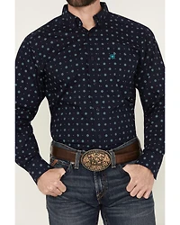 Ariat Men's Jacobi Geo Print Long Sleeve Button-Down Western Shirt