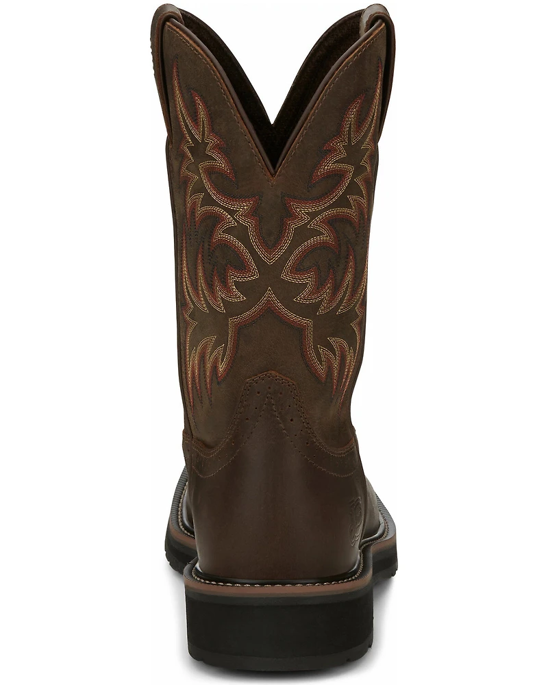 Justin Men's Driller Western Work Boots - Soft Toe