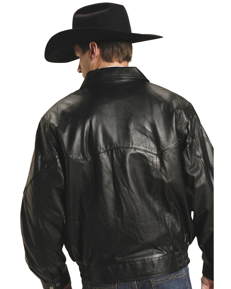 Roper Lamb Nappa Bomber Jacket - Big & Tall