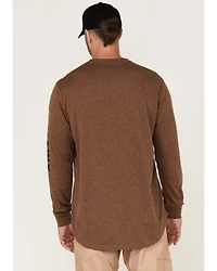 Hawx Men's Logo Graphic Long Sleeve Work T-Shirt
