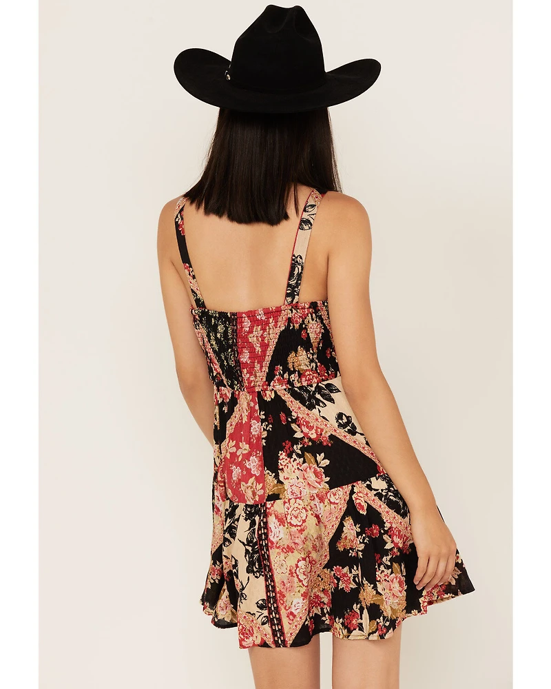 Band of the Free Women's Can't Buy A Thrill Floral Print Mini Dress