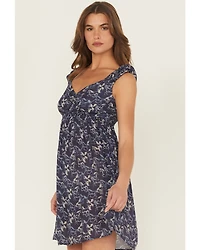 Rock & Roll Denim Women's Running Horses Sleeveless Mini Dress