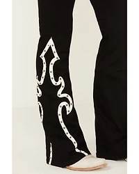 Idyllwind Women's Grove Western Pieced High Rise Gypsy Stretch Bootcut Jeans