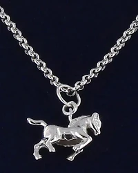 Montana Silversmiths Women's Silver Prancing Horse Necklace