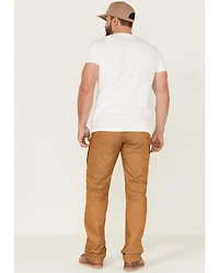 Brothers and Sons Men's Outdoor Utility Khaki Stretch Carpenter Pants