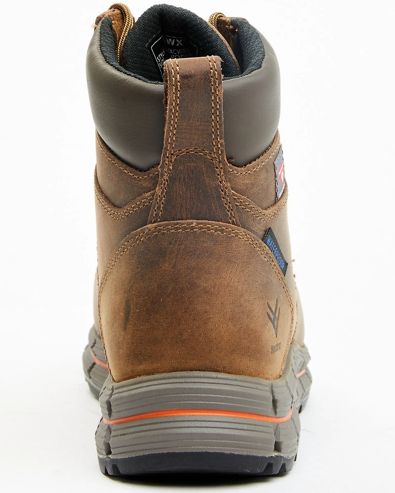 Hawx Men's 6" Insulated Lace-Up Waterproof Work Boots - Composite Toe