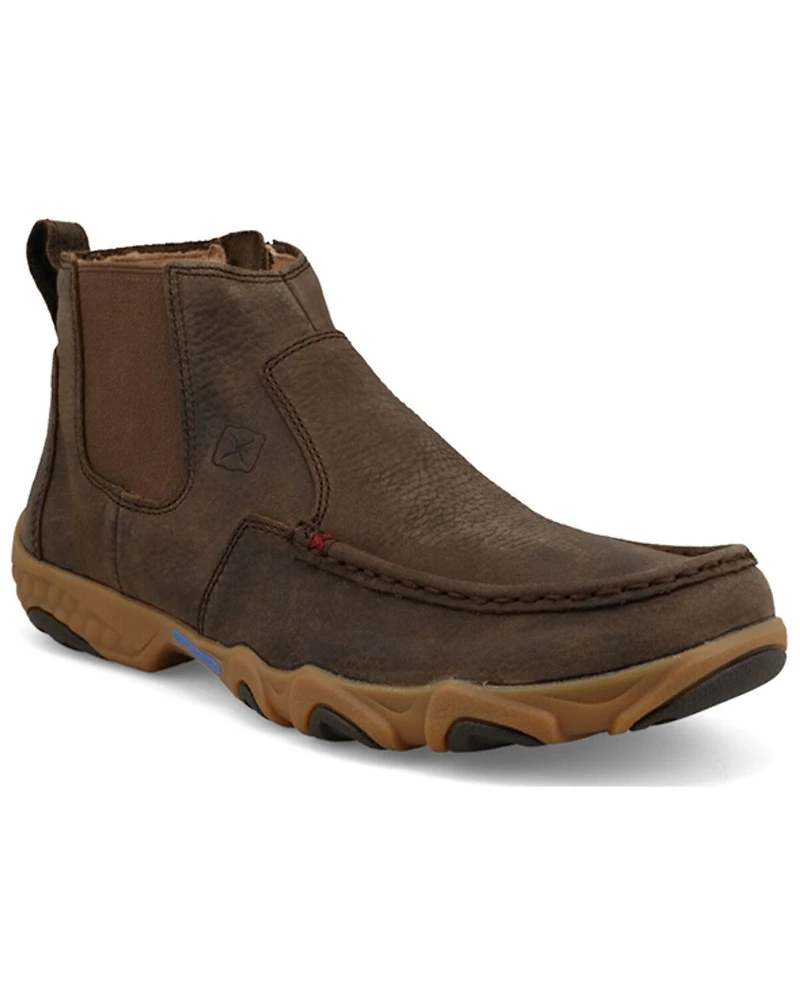 Twisted X Men's 4" Chelsea Driving Moc Shoes - Toe