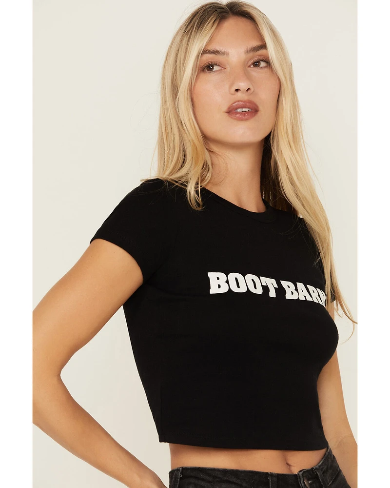 Boot Barn Women's Logo Short Sleeve Graphic Baby Tee