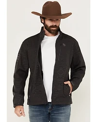 Ariat Men's Phantom Embossed Southwestern Print Logo 2.0 Softshell Jacket