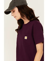 Carhartt Women's Loose Fit Heavyweight Short Sleeve Pocket Tee