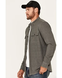 Brothers and Sons Men's Kelcy Herringbone Long Sleeve Button-Down Western Shirt