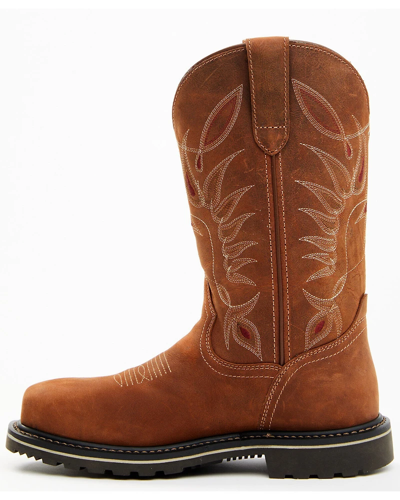 Shyanne Women's 11" Pull On Western Work Boots - Composite Toe