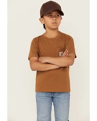 Carhartt Little Boys' Solid Short Sleeve Pocket T-Shirt