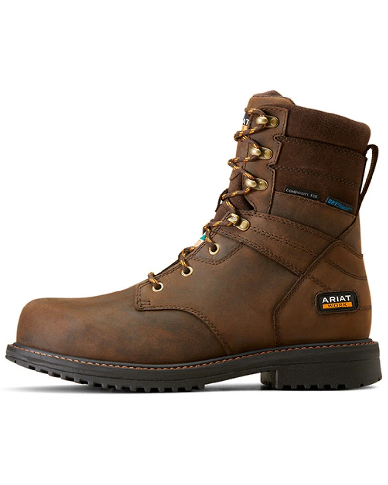 Ariat Men's 8" RigTEK CSA Waterproof Work Boots - Composite Toe