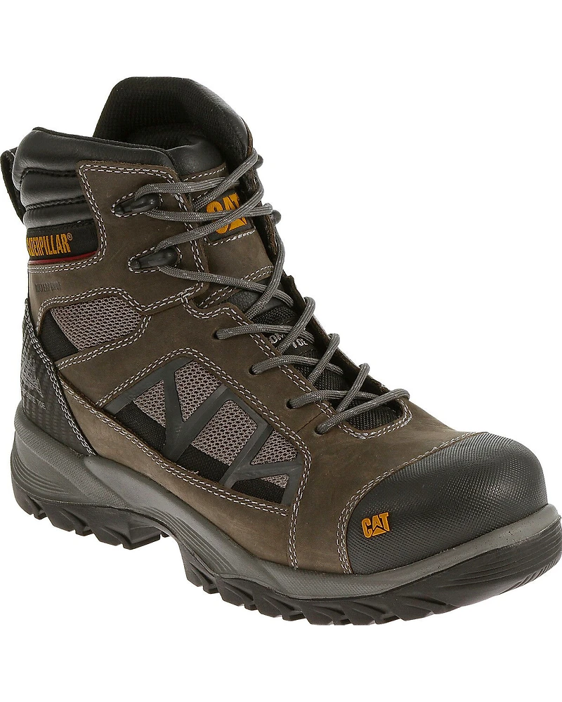 CAT Men's Compressor 6" Waterproof Work Boots - Composite Toe